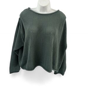Zenana Outfitters Green Knit Top